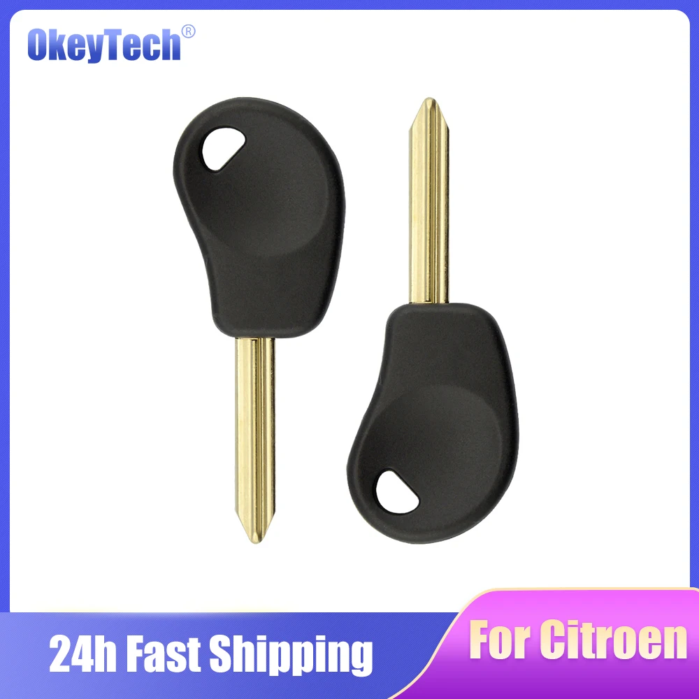 OkeyTech-carcasa para llave de coche, funda Fob para Citroen Berlingo Elysee Xsara Picasso C4 C3 C5 SX9 Blade