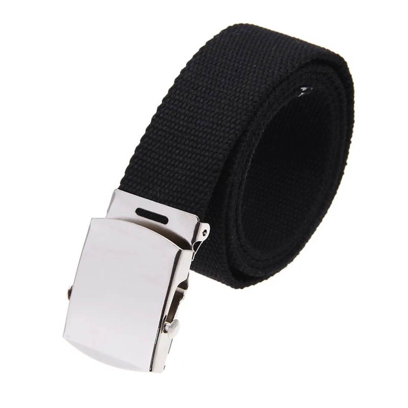 3X Cloth Belt Waistband Band Belt Black Men 38mm