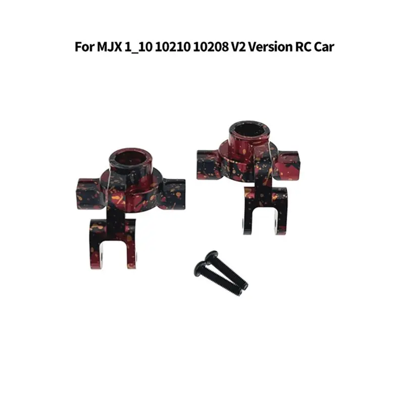 For MJX 1/10 10210 10208 V2 Version RC Car Upgrade Front Steering Cup Replacement Kit Accessories