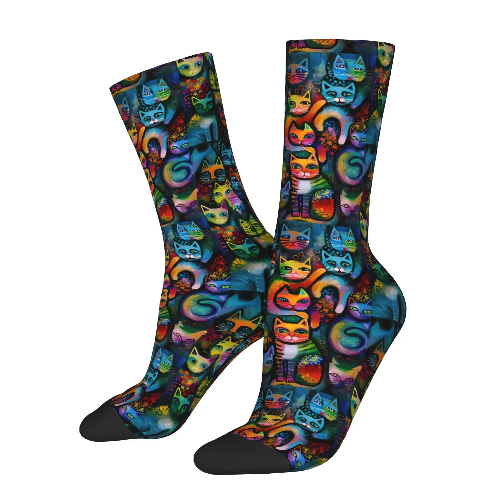 

Magicats Magin Cat Sock Printed Man Polyester Fashion