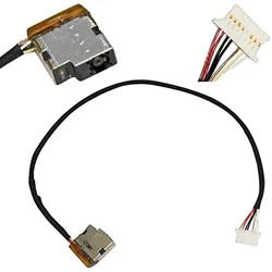 DC Power Jack with Cable Socket Plug Connector Port for HP Stream 14-AX 14-DS 15-CS 15-CW 799750-F23 799750-S23 799750-Y23
