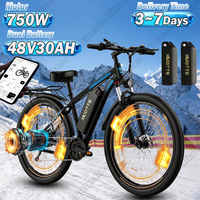 DUOTTS C29 Electric Bike 750W Powerful Motor 48V30AH Dual Lithium Battery Aldult E-bike 29-inch Tire Mountain Electric Bicycle