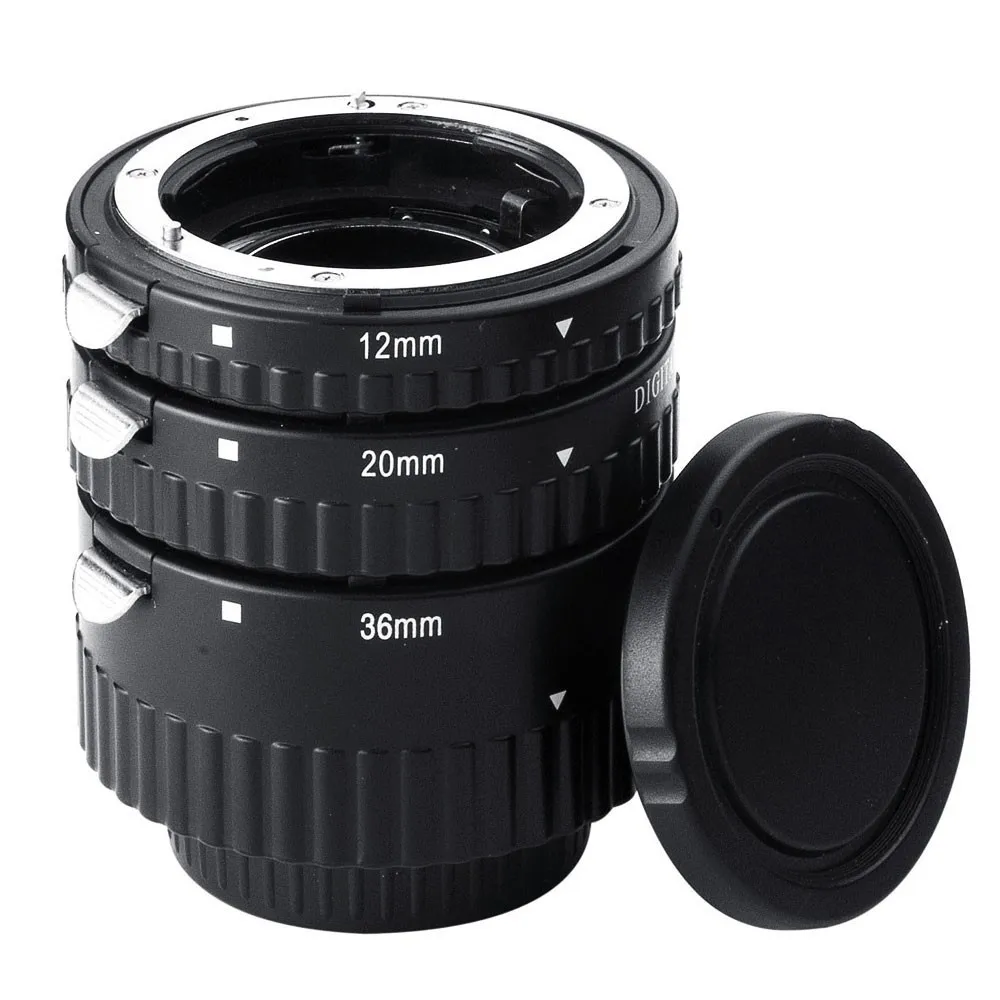 Meike Auto Focus Macro Extension Tube Set Ring N-AF1-B for Nikon D7100 D7200 D7000 D5200 D5300 D3100 D3300 D800 D600 D90 D80