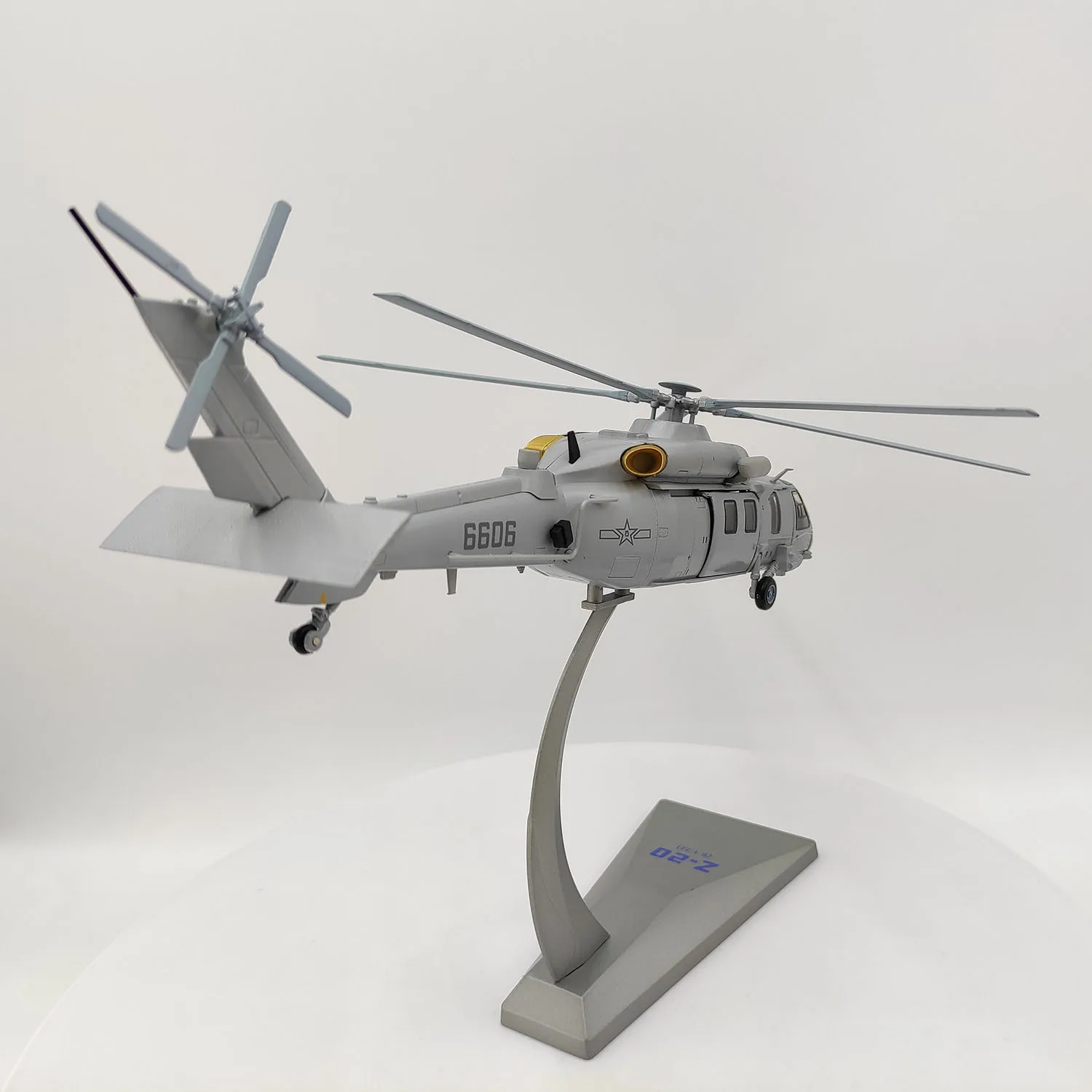 Diecast AF1 1/72 Bilancia Cina Z-20 6606 Elicottero Militare In Lega Modello di Aereo Da Collezione Souvenir Classico Giocattolo Regalo Nostalgico