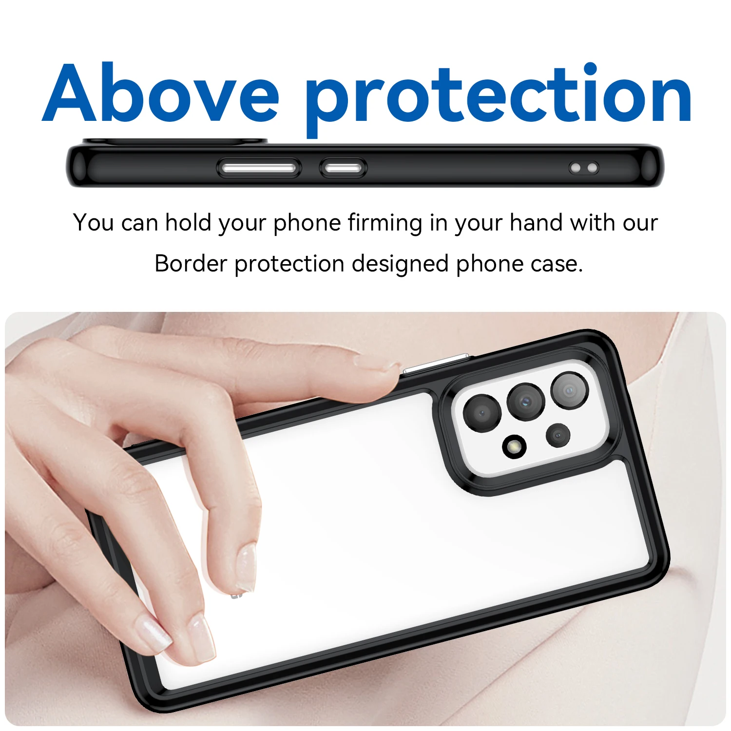 For Samsung Galaxy A53 Clear Case For Samsung Galaxy A53 A23 A33 A73 A13 Cover Funda Hard Translucent Bumper For Samsung A53