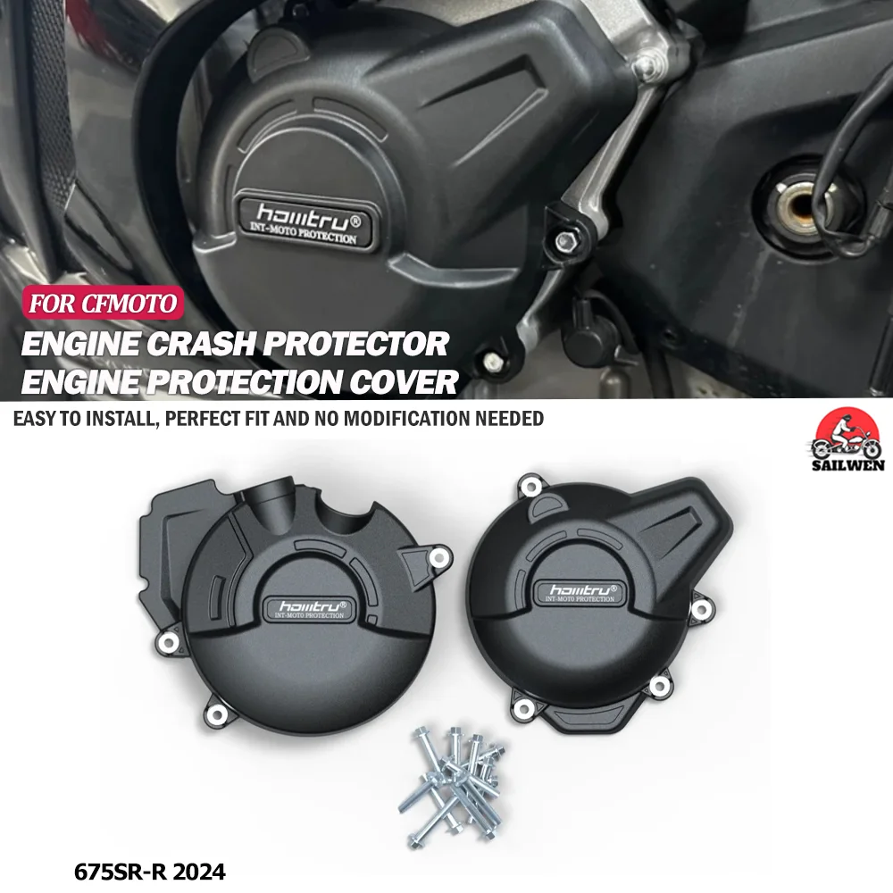 

For CF moto 675sr-r 2024 Engine Cover Device For CFMOTO 675SR-R Motorcycle Engine Protection Cover