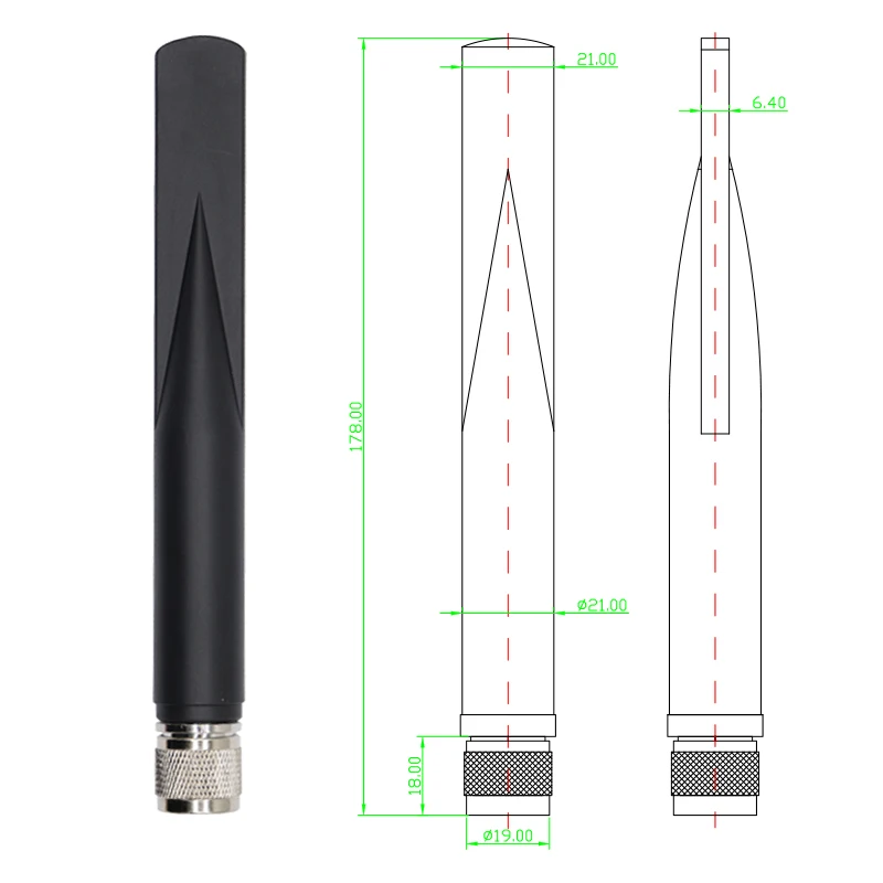 LoRa Antenna 868MHz 915MHz 5dBi Gain Omni Outdoor N Male Connector 802.11ah for Meshtastic LoRa HaLow Long Range Antennae