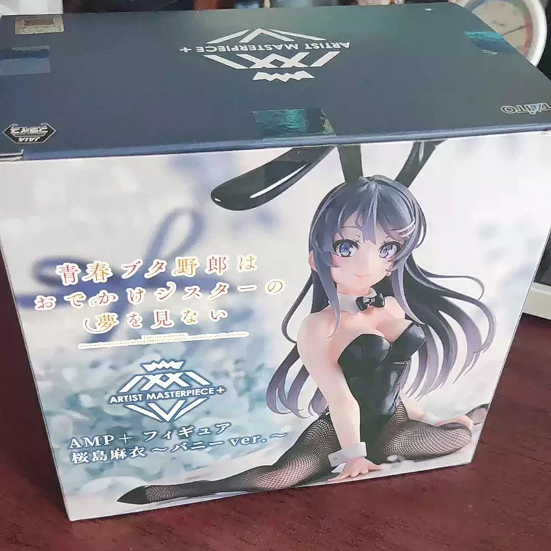 TAITO Original  AMP+ Rascal Does Not Dream of Bunny Girl Senpai Sakurajima Mai Bunny Girl Anime Action Figures Toys Gift