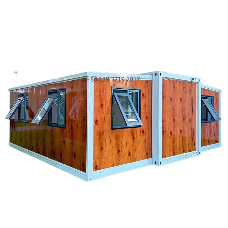 40 Ft 20ft Folding Expandable Container House 3 Bedroom Prefabrication Folding Tiny House