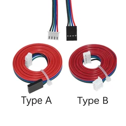 DuPont-Cabos de conector do motor terminal, linha do motor deslizante Nema 42, 2 fases, XH2.54, 4 a 6Pin, 1m