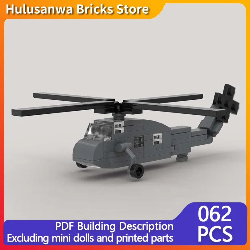 

H-34 Военная модель вертолета MOC Строительные кирпичи Военное оборудование Модульная технология Подарки Праздничная сборка Детские игрушки Костюм