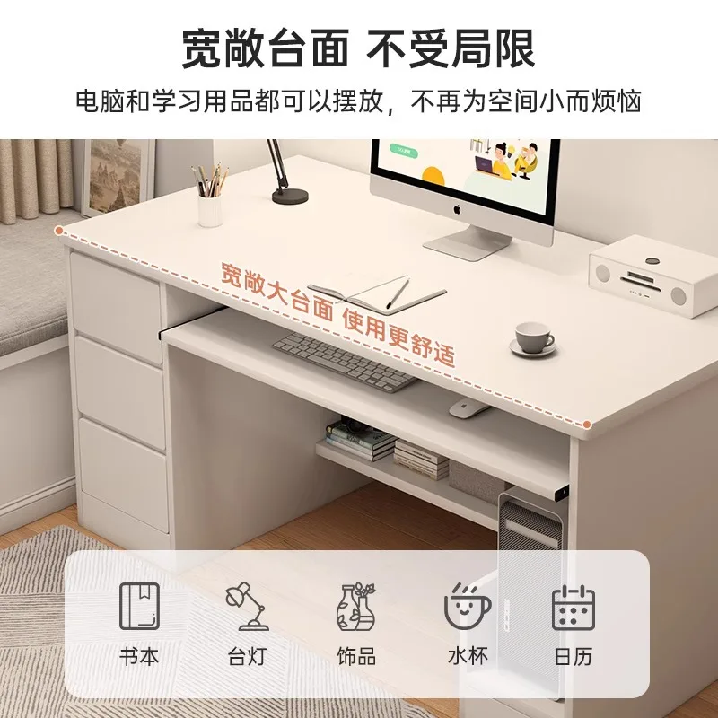 postmodernComputer desk Desktop desk Student home bedroom Study table Simple workbench with drawers