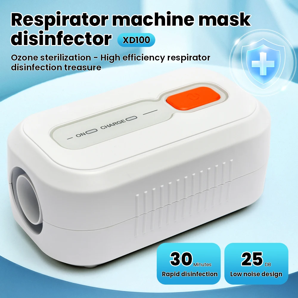 Portable CPAP Cleaner Sleep Respirator Ventilator Air Purifier Ozone Air Disinfection Machine Sleep Aid Breathing Sanitizer