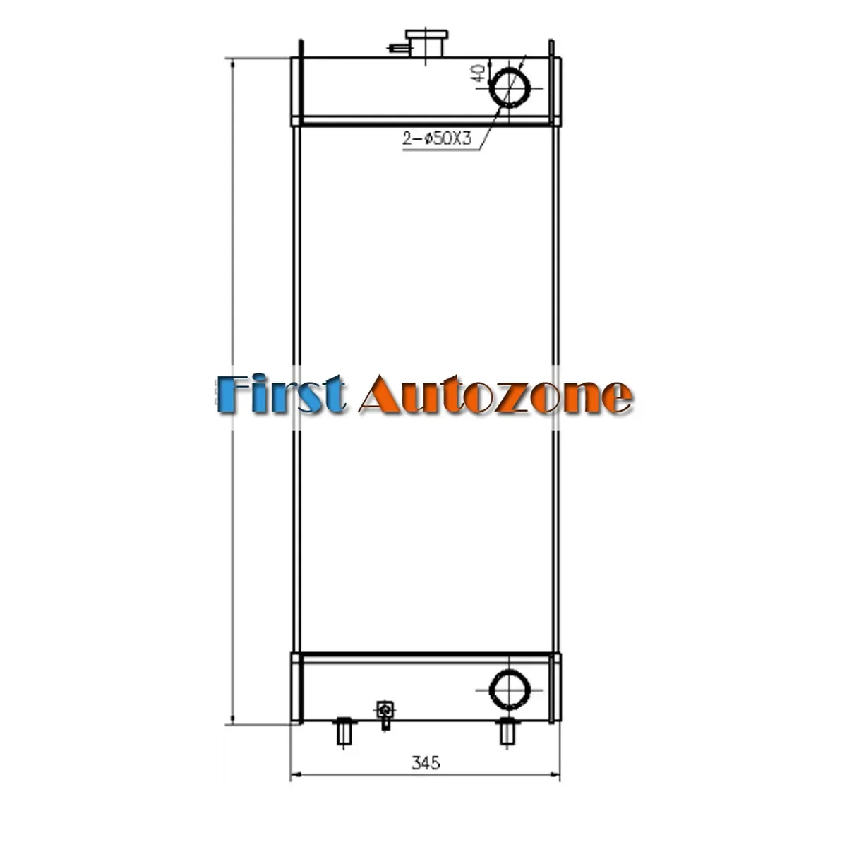 424-03-42410 Radiator Fits Komatsu WA430-6