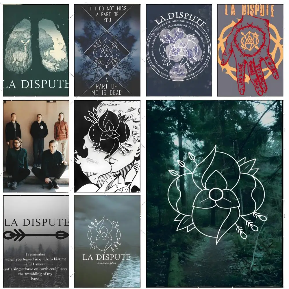 Band Hardcore L-La Dispute Poster Premium Decor Art & Gift for Household Lounge Home Ornaments