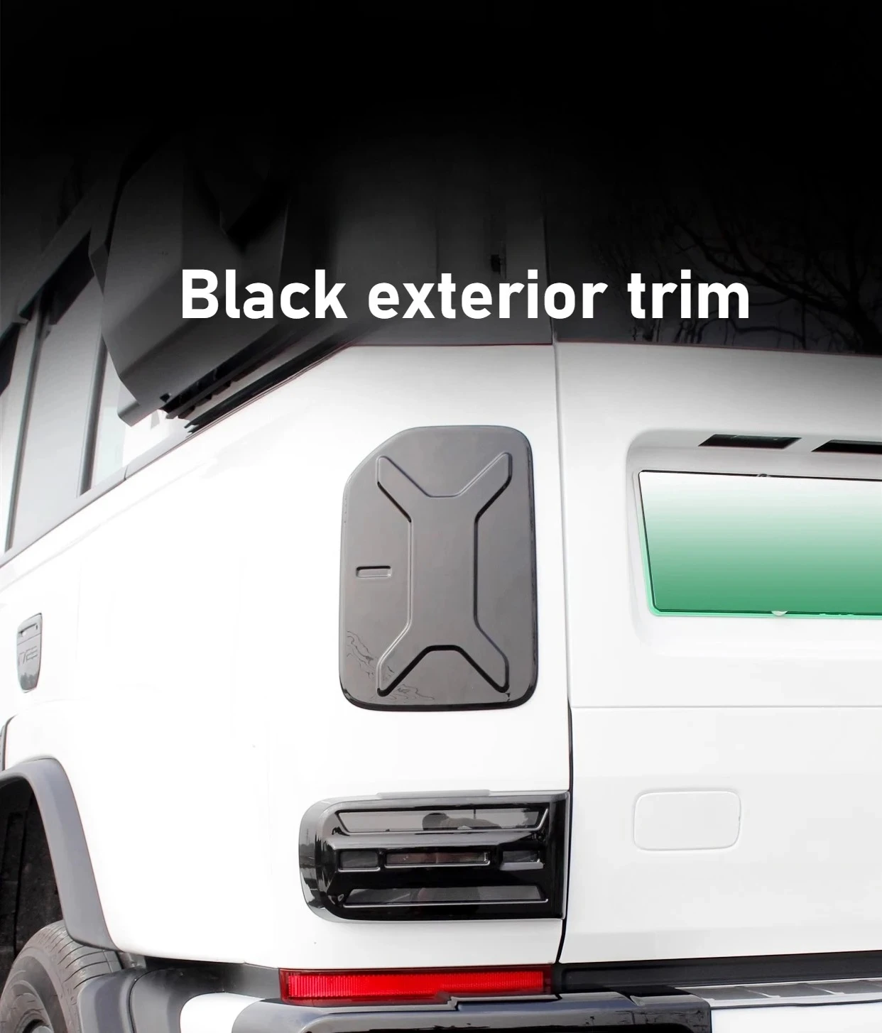 

For Chery ICAR ICAUR V23 Front Rear Fog Lamp Frame Blackening Kit Led Headlight Taillight Fender Light Protective Cover Shell