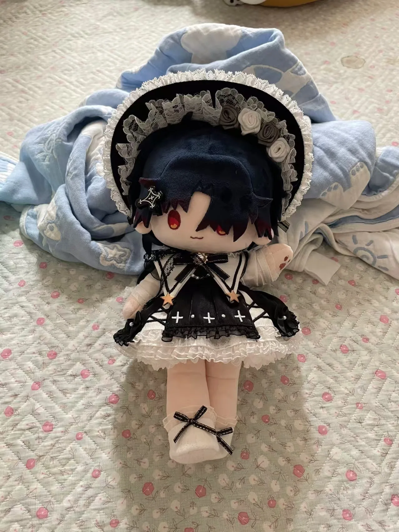 ตุ๊กตาผ้าพลัฌคอสเพลย์ตัวละครเบลดจากเกมอนิเมะ Honkai: Star Rail ความยาวขา 26 ซม. ตุ๊กตาผ้าฝ้ายนุ่มสำหรับแต่งตัว ของเล่นตุ๊กตาผ้าพลัฌ ของขวัญ