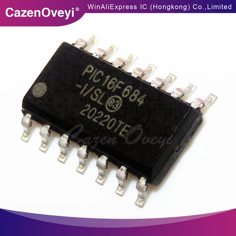 

10 шт PIC16F684-I/SL PIC16F684 SOP-14