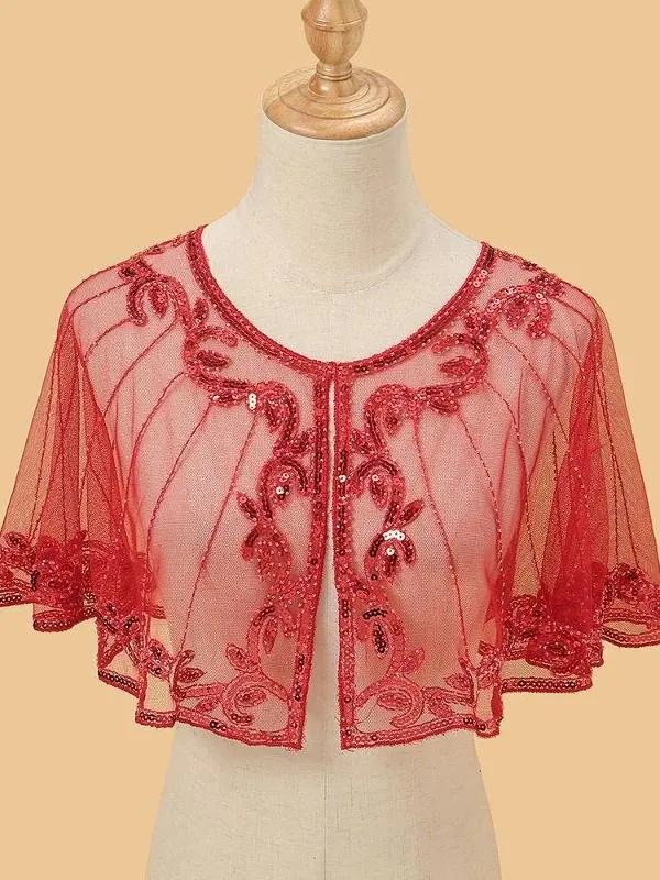 

iny Sequin Summer Women's awl Thin Me Versatile Sun Protection oulder e ape UV Protection Clothing Accory