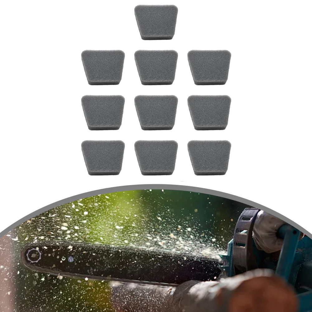 10 قطعة فلتر هواء رغوي لنماذج المنشار Poulan 1900 1950 2025 2050 مرشحات بديلة للعناية بأفضل المحرك #3