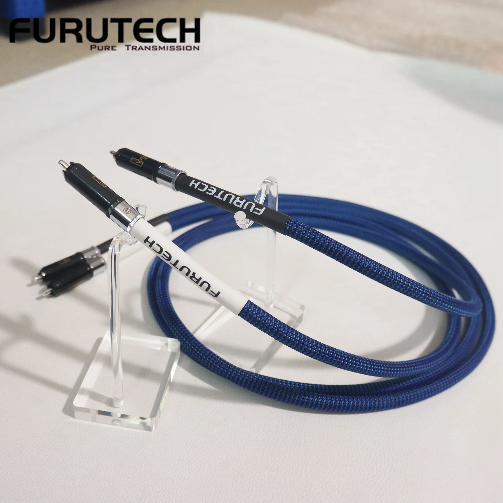 New 1 pair FURUTECH DAS-4.1 Top-of-the-line RCA cable Alpha OCC conductor HiFi RCA upgrade line with Silver WBT 0152Ag rca plug