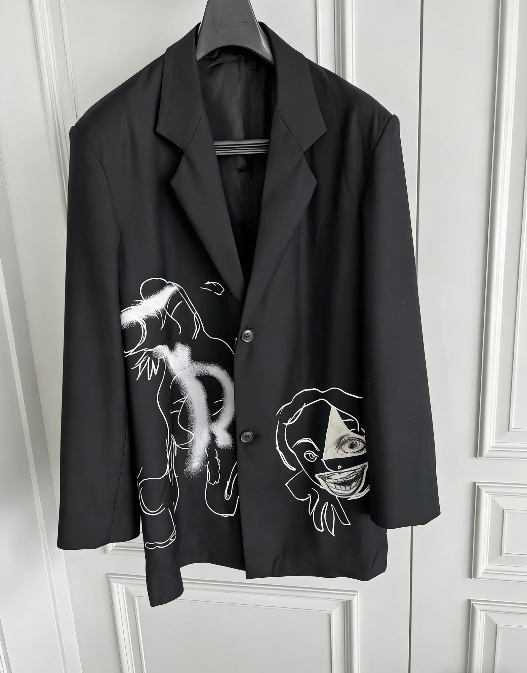 

Оригинальный дизайн TOP-YAMAMOTO - Оригинальный японский дизайнерский костюм Yuka Asakura с принтом в распылением