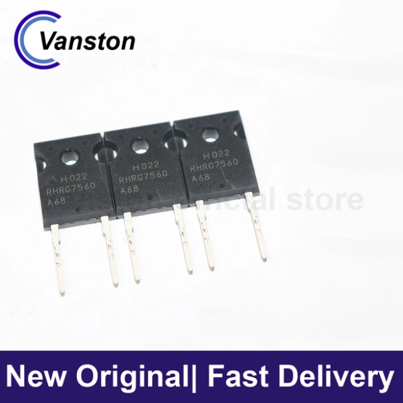 2pcs RHRG7560 Fast Recovery Diode 600V 75A Imported High Power Rectifier Diode TO-247-2 Electronic Component Ordering