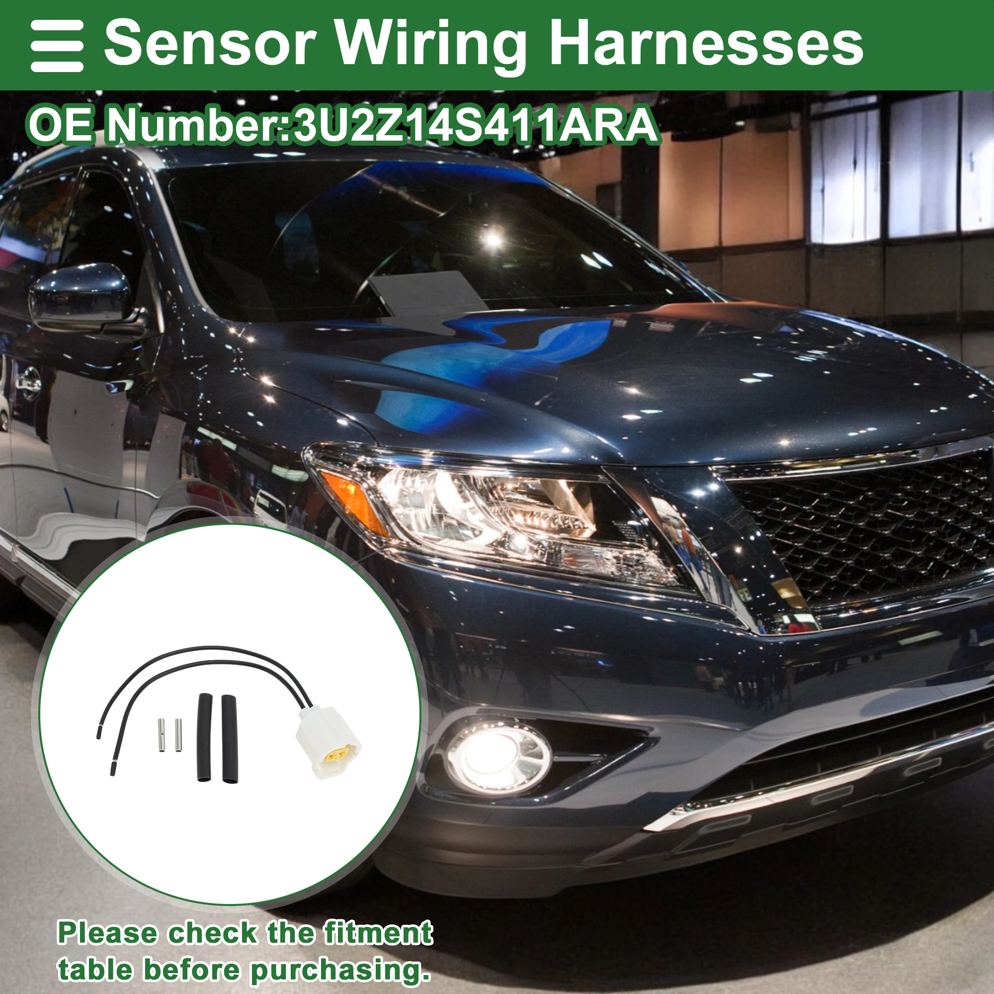 UXCELL 2 Pins Sensor Wiring Harnesses for FORD CROWN VICTORIA 99-09 No.3U2Z14S411ARA