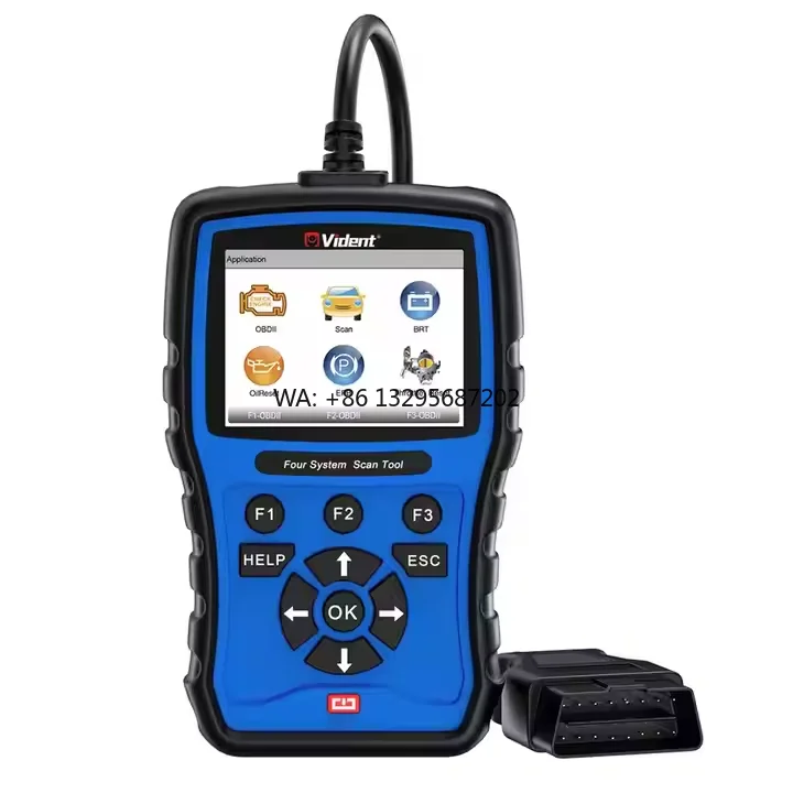 

New Vident ILink304 OBD2 Automotive Scanner 4 System Car Diagnostic Tool Oil EPB SAS BMS Reset Service Code Reader Free Update