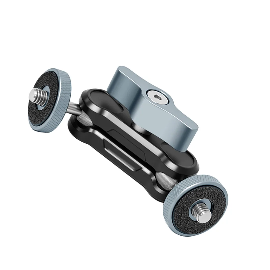 Magic Arm 92-103MM Dual 1/4" Schraube 360° ° Kugelkopf Verstellbarer Gelenkarm für Kamerakäfig Gimbal Stativ Monitor Mikrofon – Detail 34