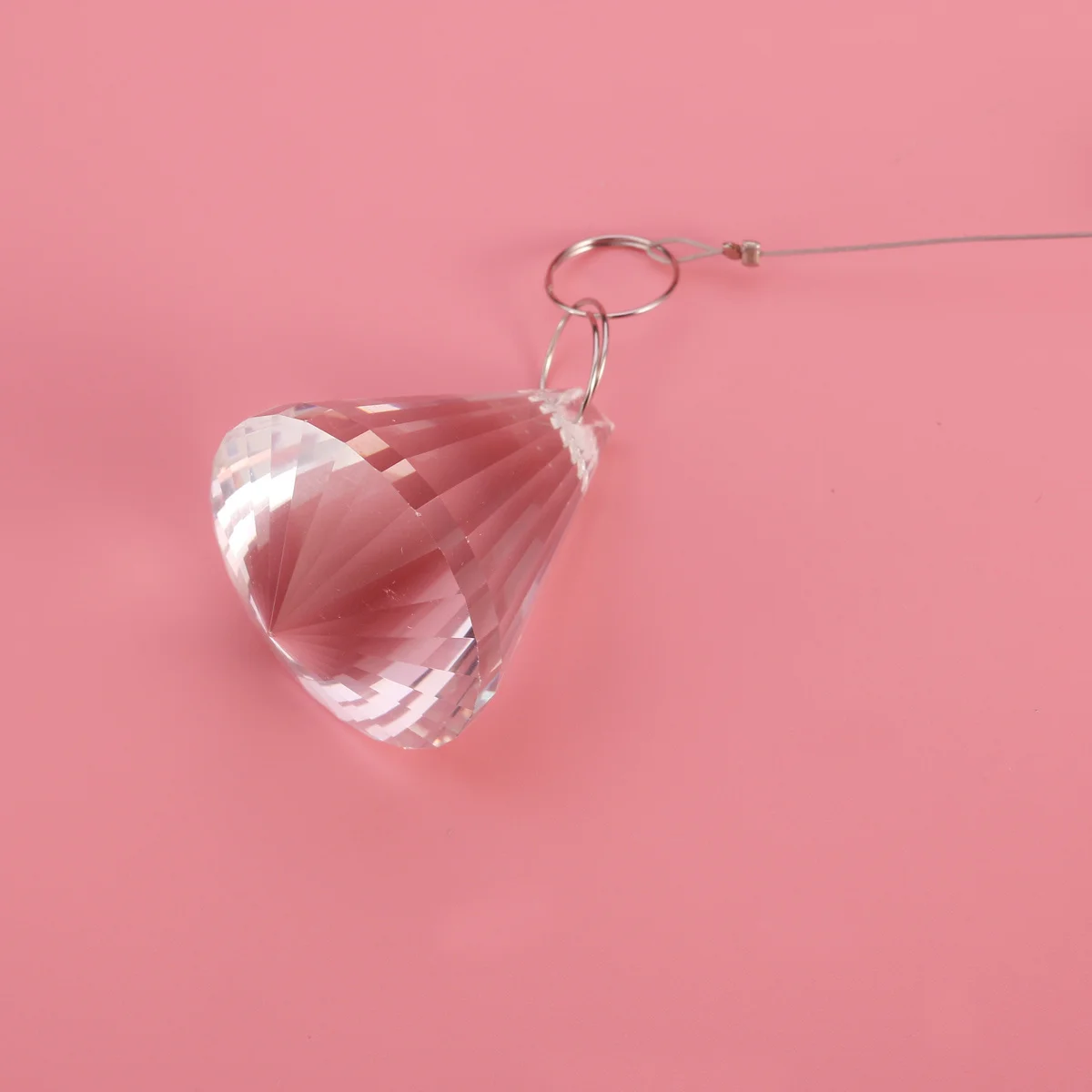 

Crystal Diamond Cut Beads String Curtain Clear Glass Tassel Pendant for Home Window Door Wedding Party Decoration Shiny Elegant