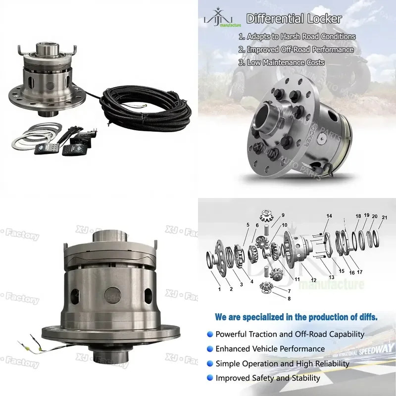 

AP01 4x4 Offroad ET166 ET167 ET162 ET163 Electric Lockers Differential for Dana 60 Jeep for New