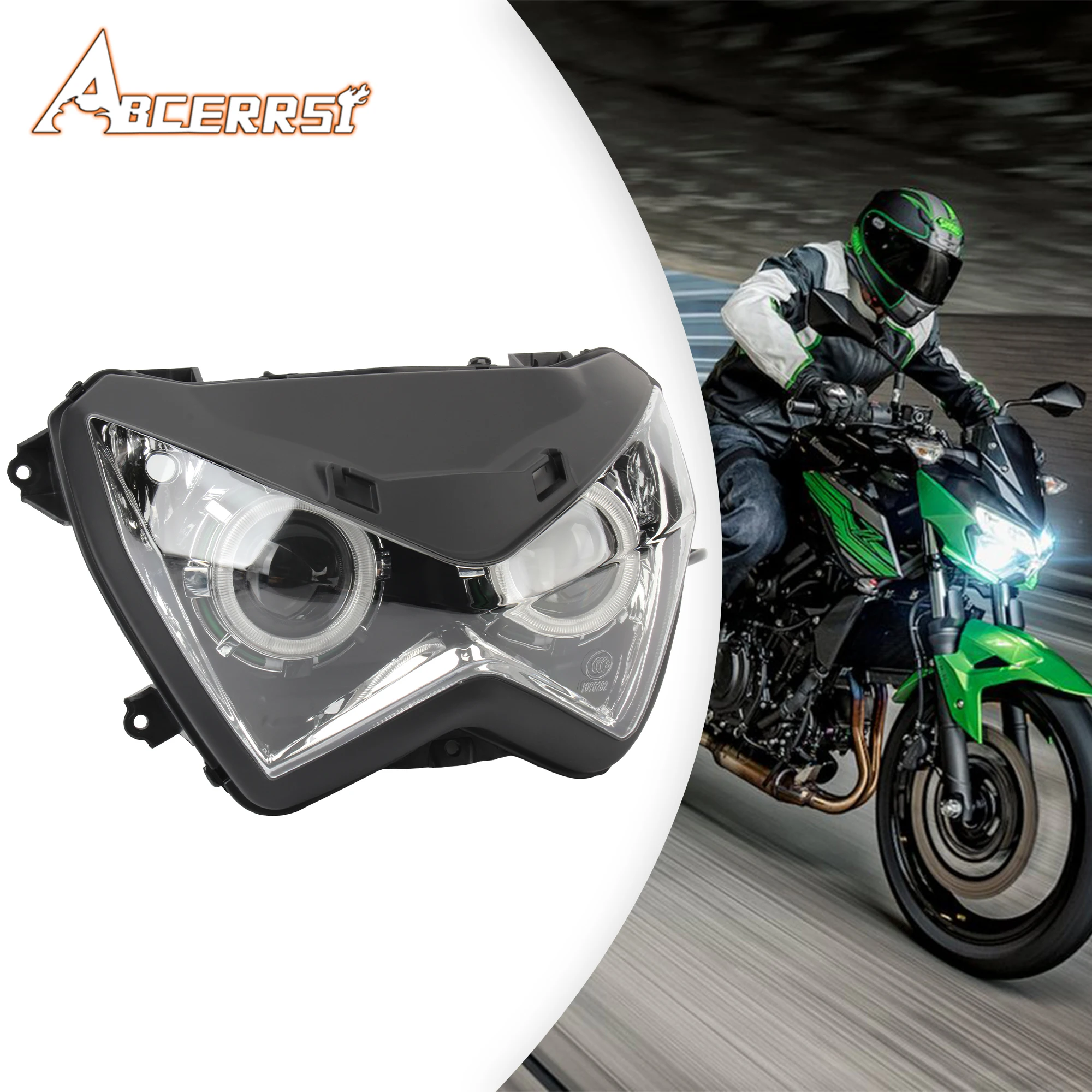 

Светодиодная передняя фара для мотоцикла ATV UTV для Kawasaki Z800 Z250 Z 800 Z 250 2013 2014 2015 2016 2017, аксессуары для модификации фитиля