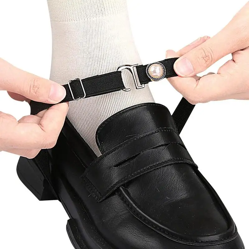 Leather Shoe Strap Extender Anti-slip Ankle Straps For Shoes High Heel Straps With Buckle Anti-loose Flexible Shoe Ankle Belt