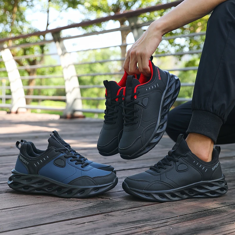 Męskie czarne sportowe sneaker – Men'S Shoes For Running recenzja i cena