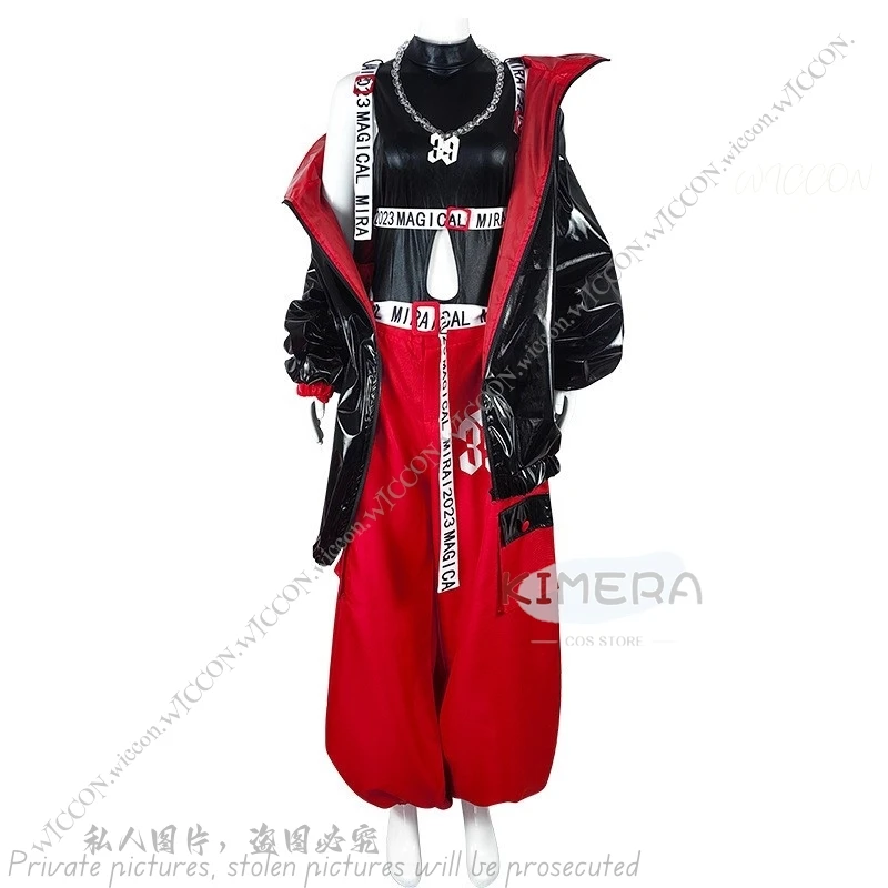 mikuku Stage Cosplay Costume Woman Halloween Costume mikku Magical Future Role Play Cos PJSK Comic-Con Festivals Fancy Kawaii