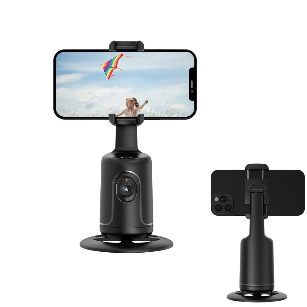 360 Degree Rotation AI Recognition Face Tracking Gimbal Stabilizer Smartphone Stabilizer Follow-up for Vlog Live Streaming