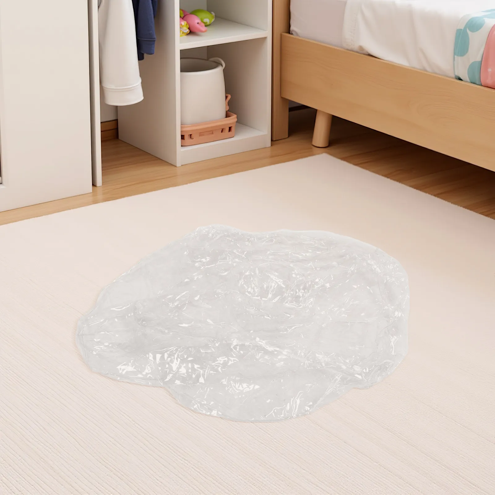 Large Transparent Stuffed Animal Storage Bag Soft Animal Storage Bean Bag Chair Sofa Cover for Room Organization and Kids - view 4