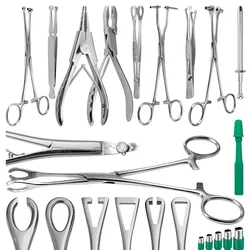 1pc Locking Tweezers Pliers Surgical Steel Tattoo Piercing Forceps Clamp Tools Nostril Septum Tragus Belly Tongue Lip Piercings