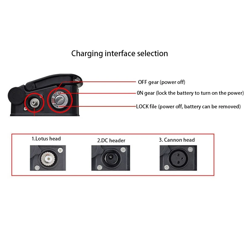 Electric Bike Plastic Lithium Battery Box 36V/48V/60V Large Capacity 18650 Holder Case Bicycle Accessories,