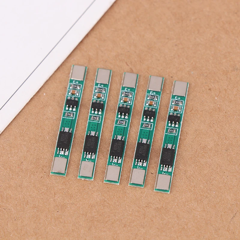 5pcs 3.7V Lithium Battery Charging Protection Boards Module 3A Overcurrent Value