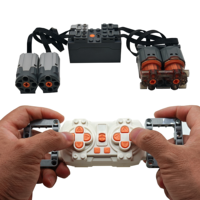 Technical Building Block Power Function Parts 2.4gHz RC IR RC Set Drift Car Handle Remote Control Kit High-Tech Kids Toy