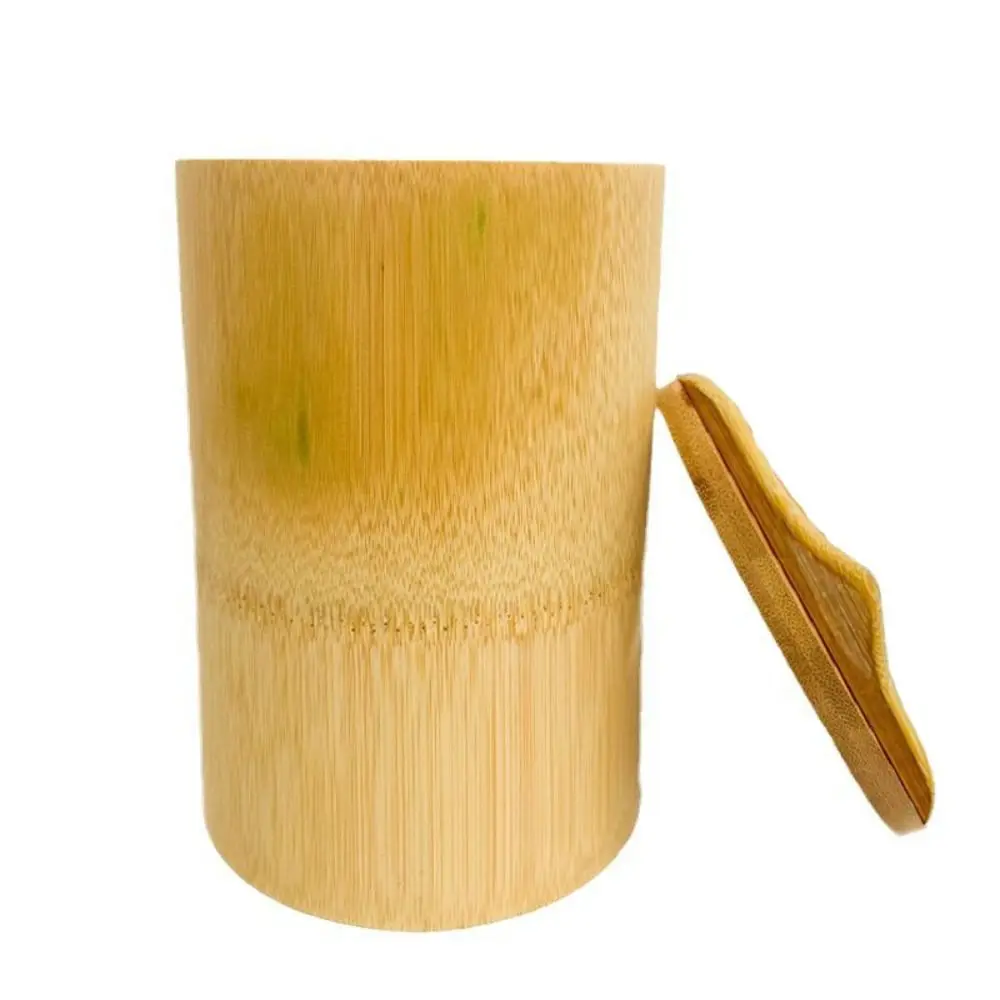 

Natural Bamboo Steamer Rice Bucket with Lid Handmade Bamboo Cooking Pot Reusable Eco-Friendly Steaming Rice Container Thailand