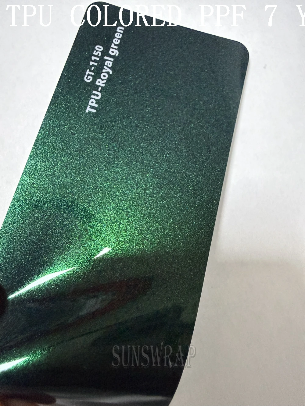 Highest Quality PPF Paint Protection Film Gloss Royal Green Self Healing Auto Bra Vinyl Wrap Invisible Scratches Shield Sheet