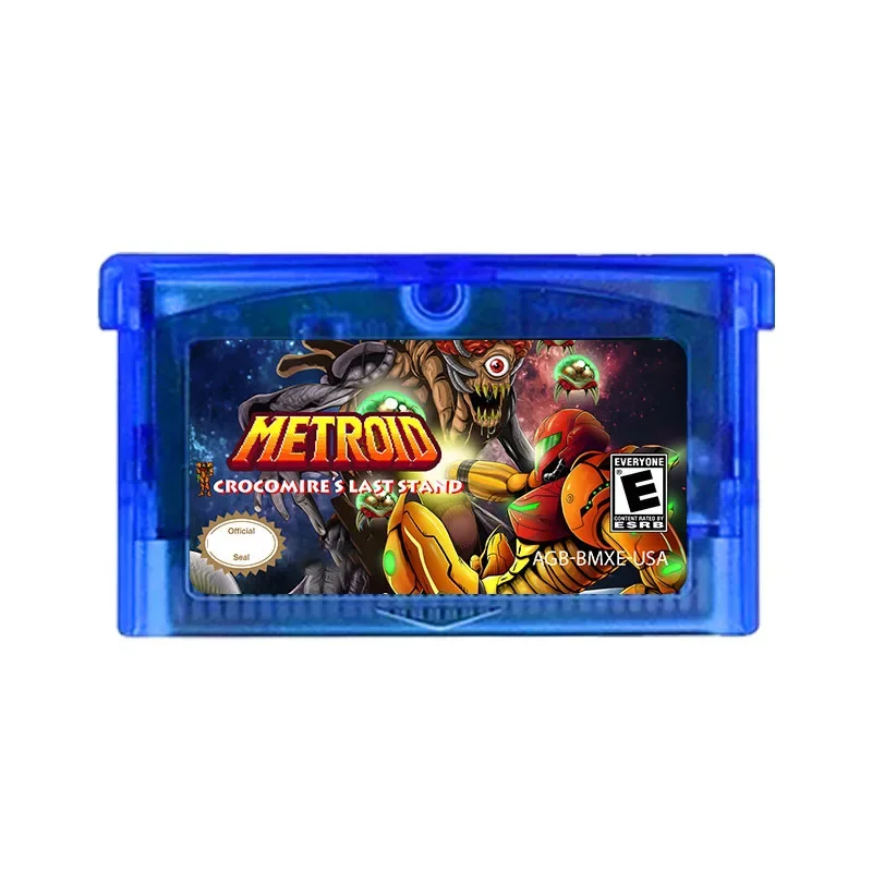 GBA Game Card Metroid: Crocomire\'s Last Stand Revised Game English Chip Memory