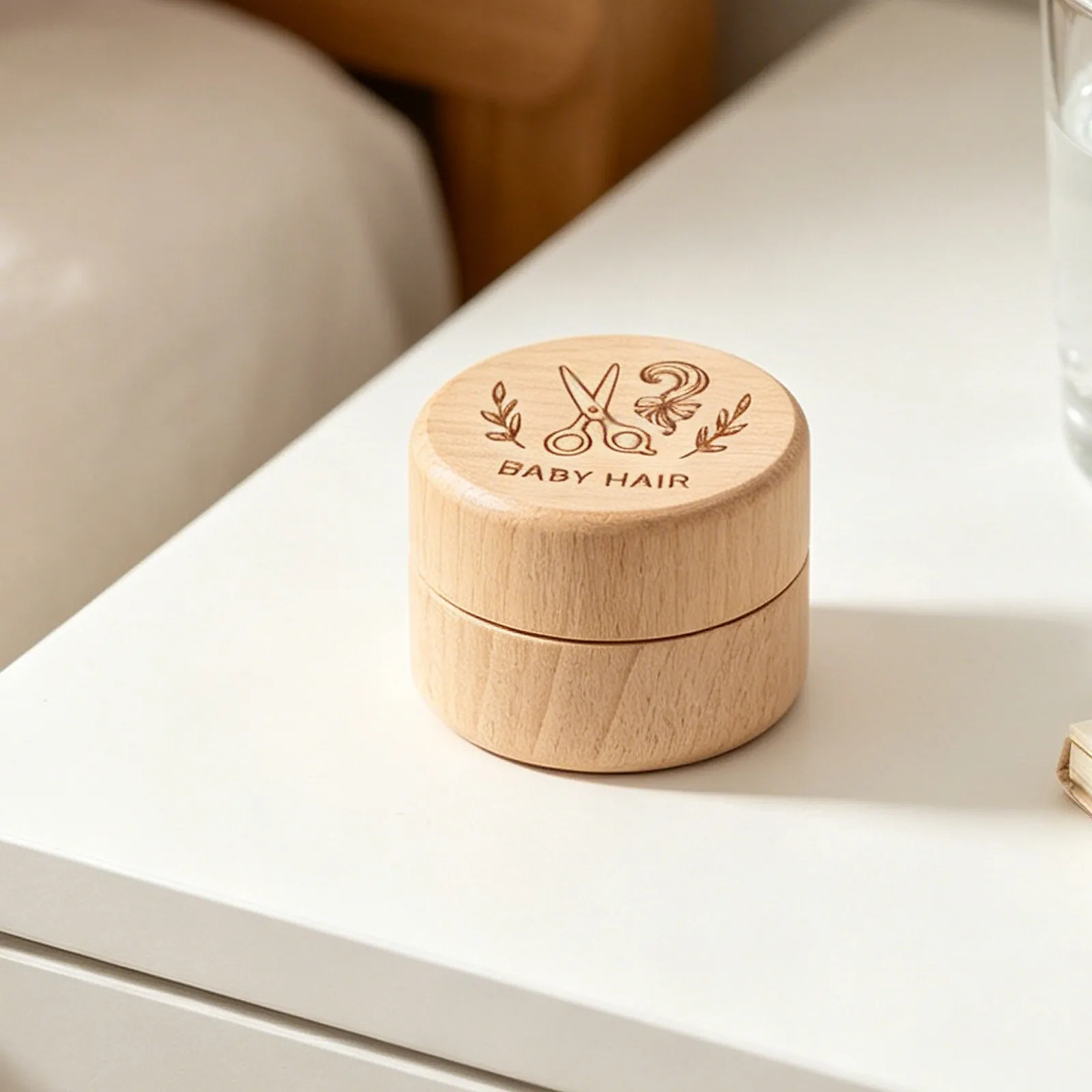 

Umbilical Cord Commemorative Box Baby Memory Organizer Precious Storage Keepsake Ideal Souvenir Gift for Newborns