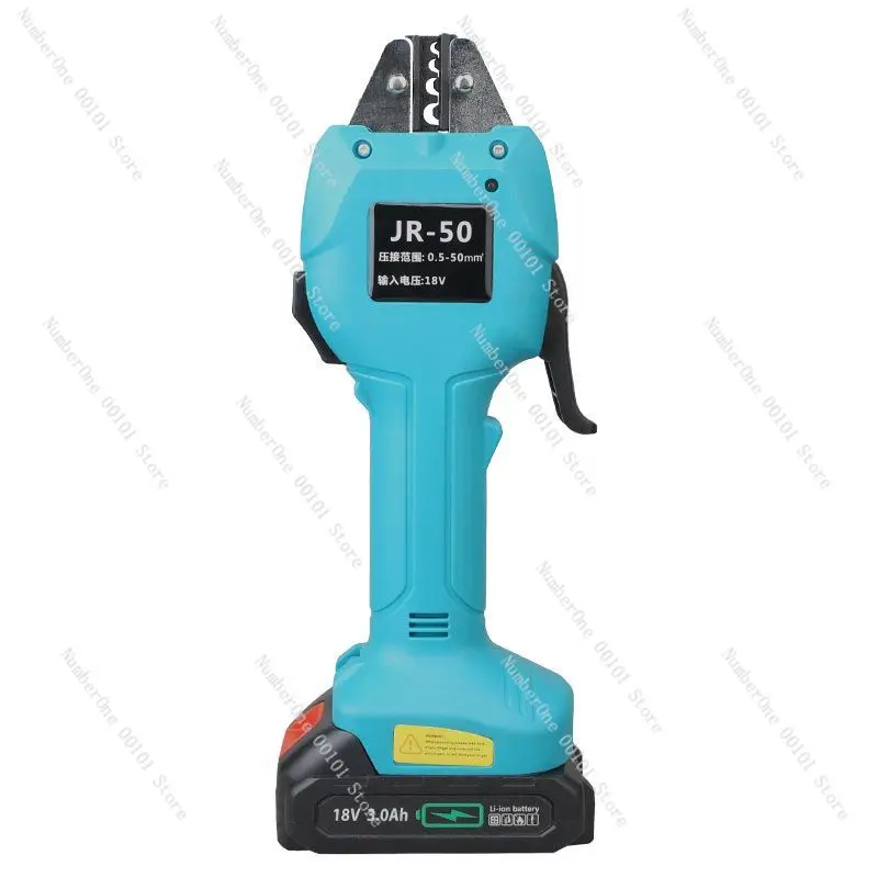 JR-50 Rechargeable Electric Crimping Tool, for Insulated and Bare Wire Terminals