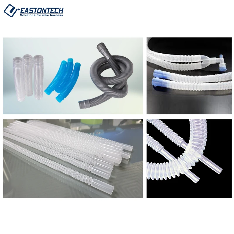 EW-12F Automatic Electrical Flexible Conduit Bellows Corrugated Tube Cutter Plastic Hose Pvc Pipe Cutting Machine