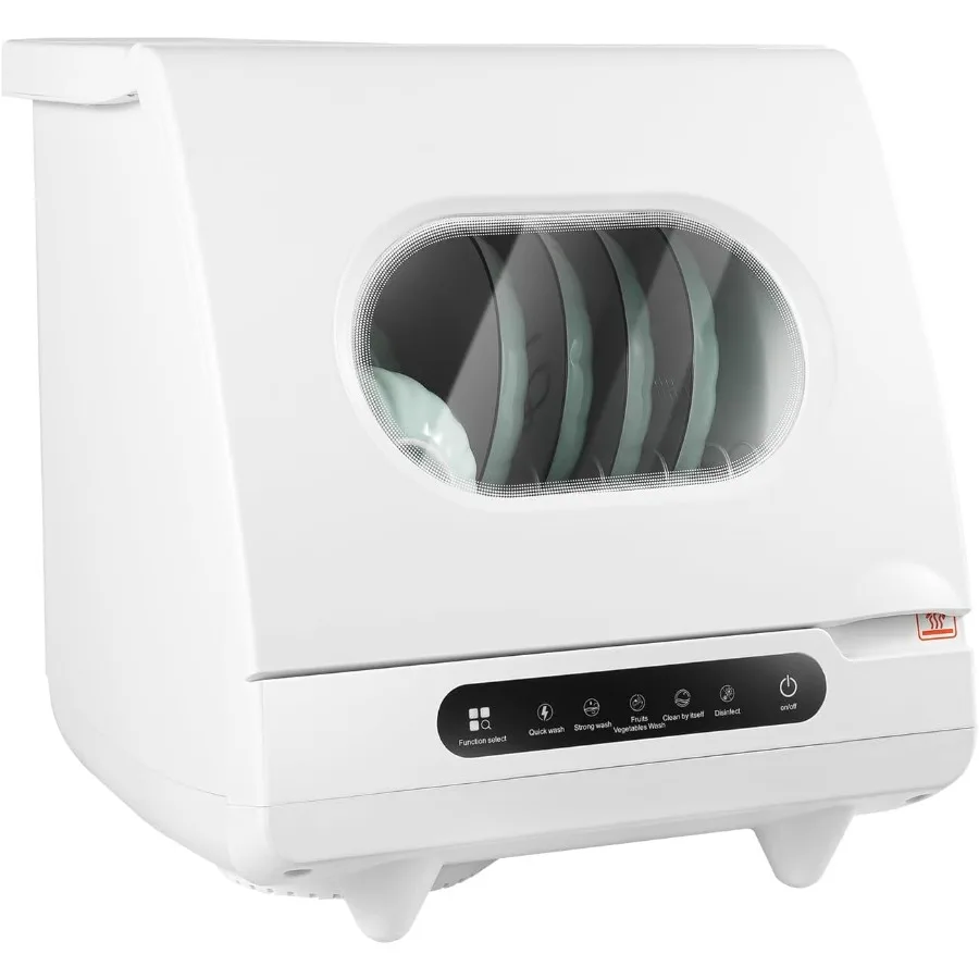 Portable Compact 1200w Mini Countertop Dishwasher with Full Panel Control 360