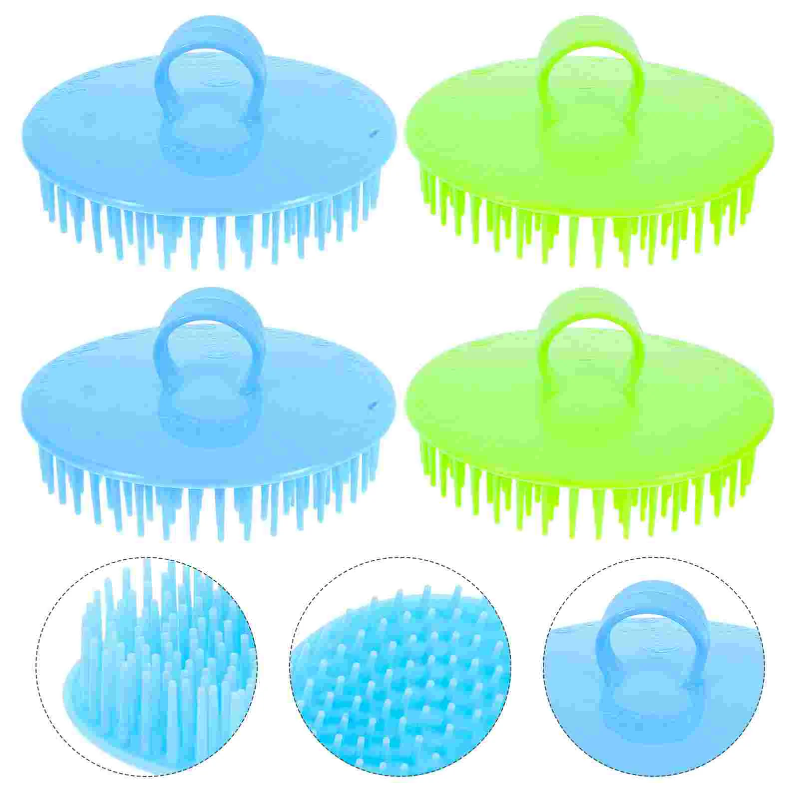 

Shampoo Hair Brush Scalp Massage Comb Washing Brushe Massager Cleaning Scrubber